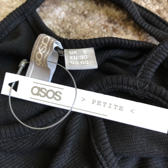 🎉HP🎉 Black Ribbed Tank Dress - Picture 3 of 3